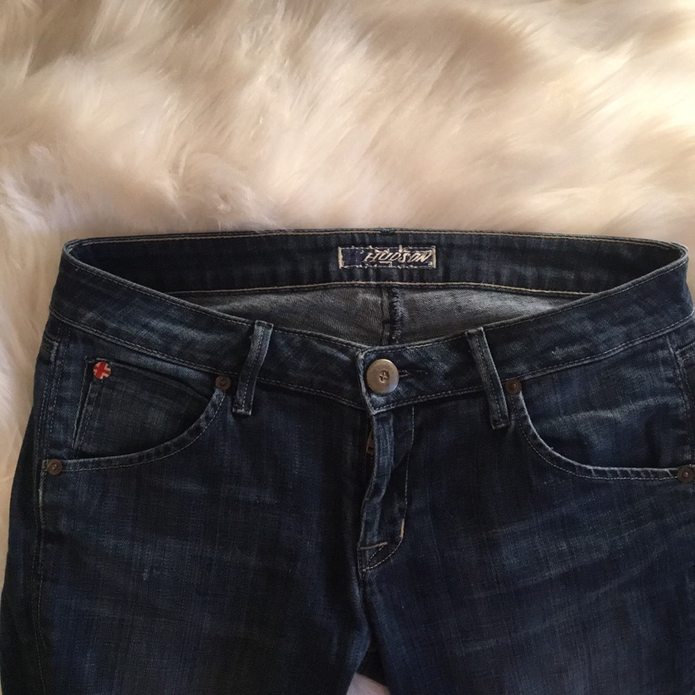 Hudson Jeans Cropped with Flap Pocket